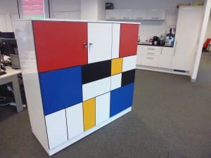 Delta Financial Services Mondrian Wall Cupboard