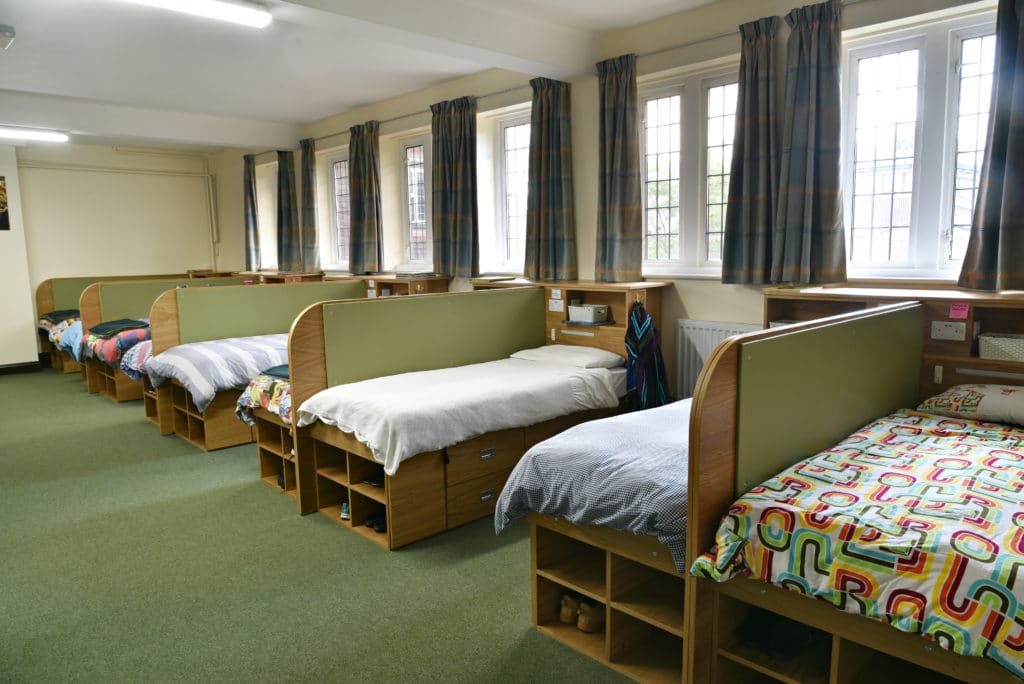 Beds in Bishop's Stortford College bedroom