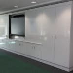 Epsom College teaching and storage wall