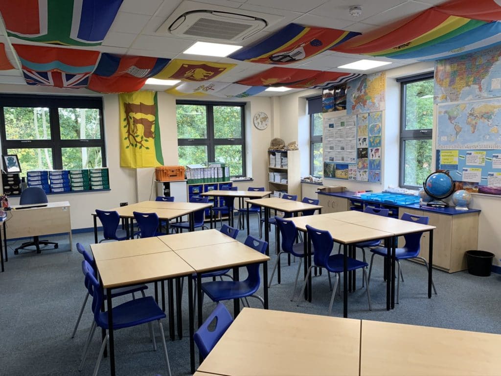 Holme Grange School classroom furniture