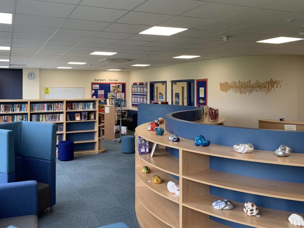 Holme Grange School library furniture