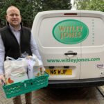 Matt Jones volunteering at Worcester Community Trust foodbank