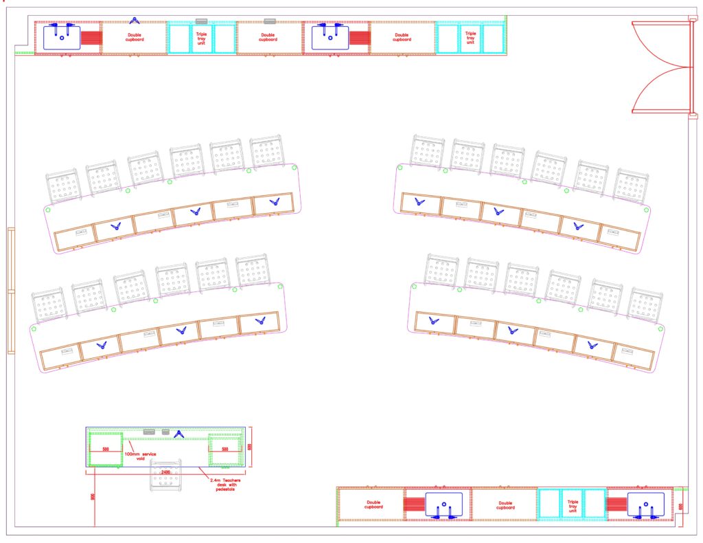 Witley Jones Science Lab Classroom Design Option2