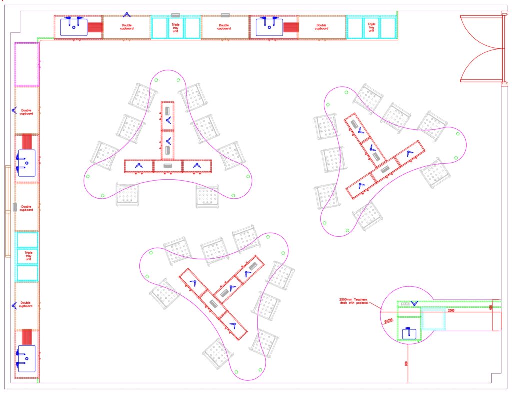 Witley Jones Science Lab Classroom Design Option6