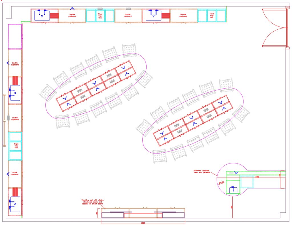 Witley Jones Science Lab Classroom Design Option7