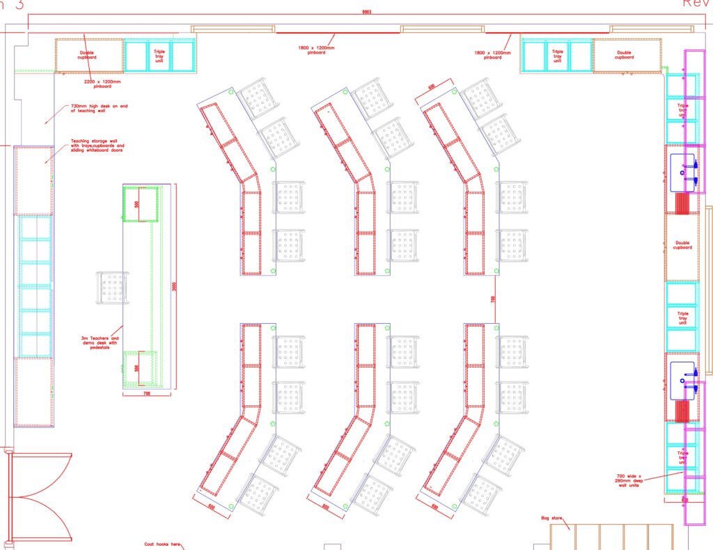 Witley Jones Science Lab Classroom Design Option8