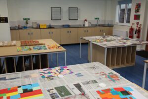 Swanbourne House School art room