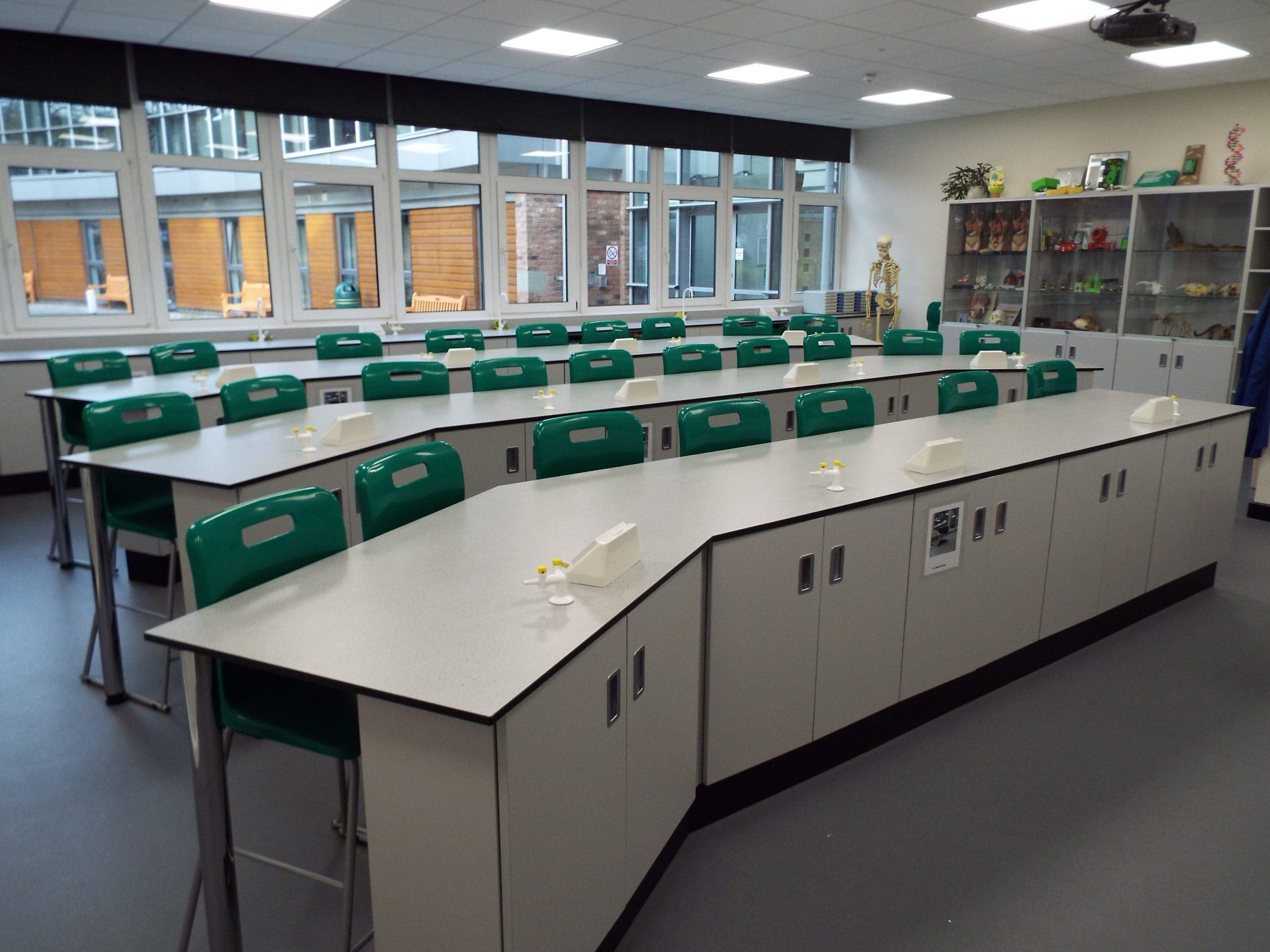 Derby High School science laboratory witley jones
