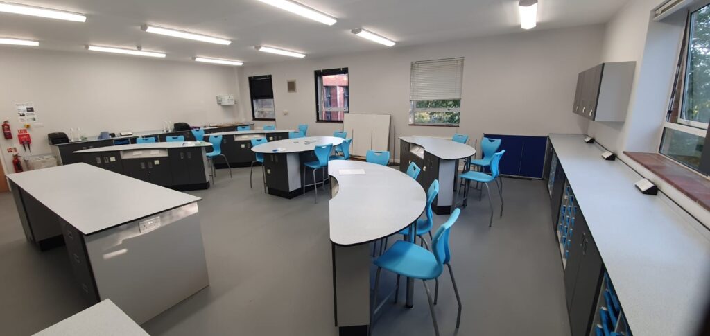 St. Helen's Science Lab Witley Jones