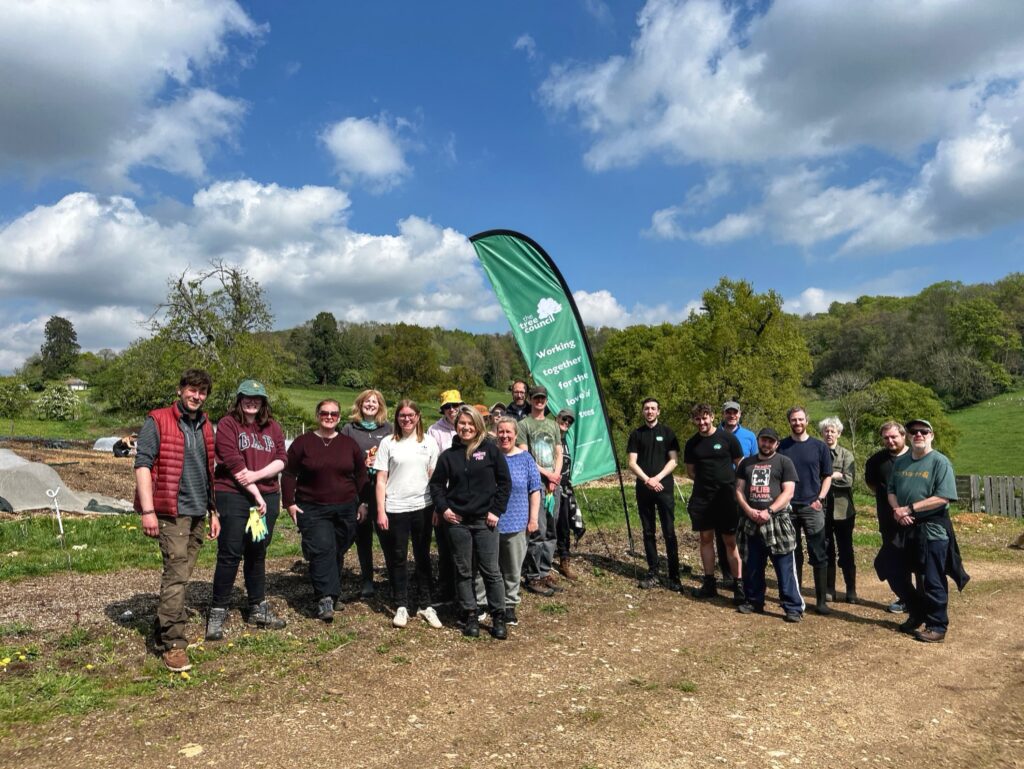 Tree Council planting on Earth Day April 2025