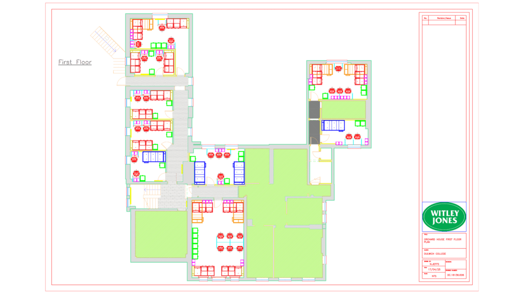 Dulwich College The Orchard House furniture floor plan