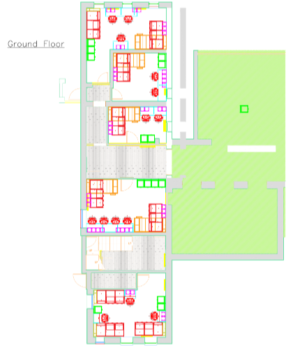 Dulwich College The Orchard House furniture ground floor plan cropped