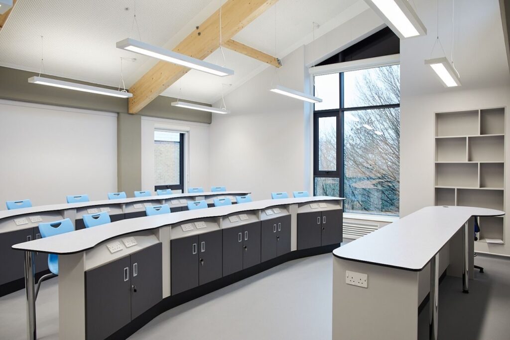 St. Helen's 1 practical science lab